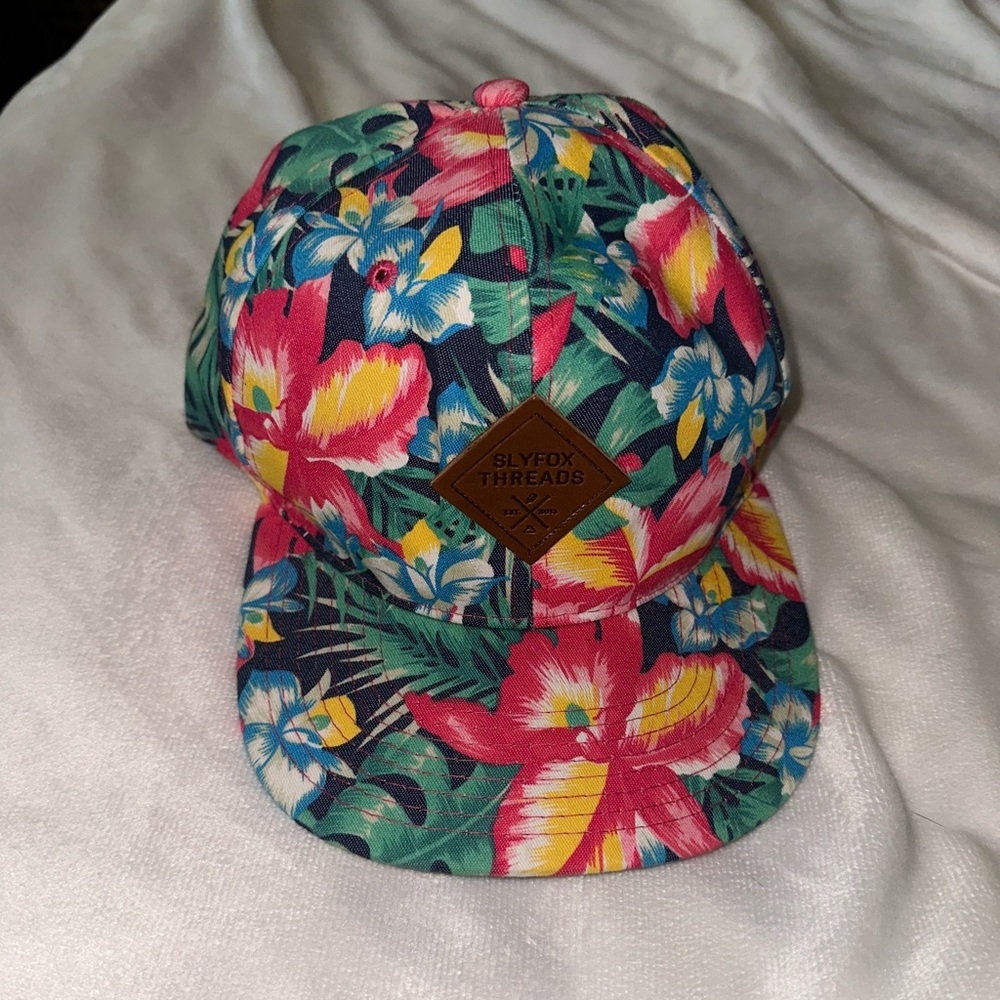 Sly Fox Floral Trucker SnapBack Cap/Hat